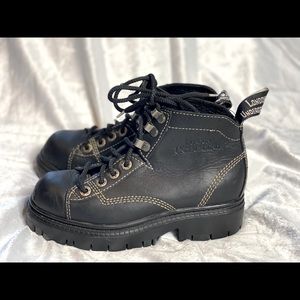 London Underground Black Vintage 90s Chunky Combat Boots